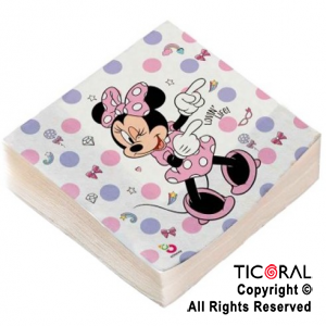 MINNIE SERVILLETAS PREMIUM x 20